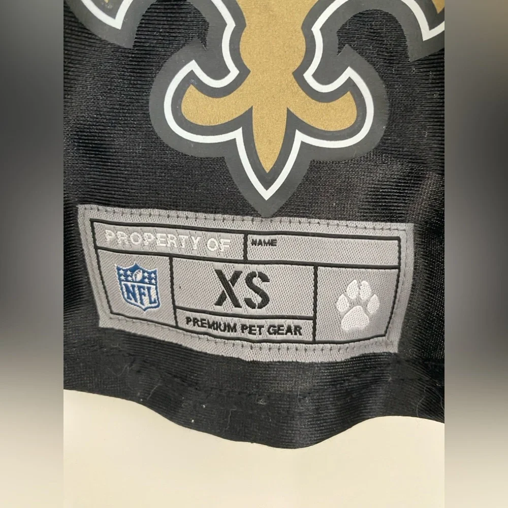 NFL Official New Orleans Saints  extra small pet jersey - Purrfect for kittens!